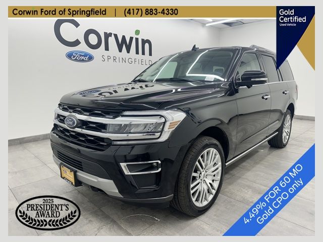 Agate Black Metallic 2024 Ford Expedition Limited 4WD SUV / Crossover Four-Wheel Drive Automatic