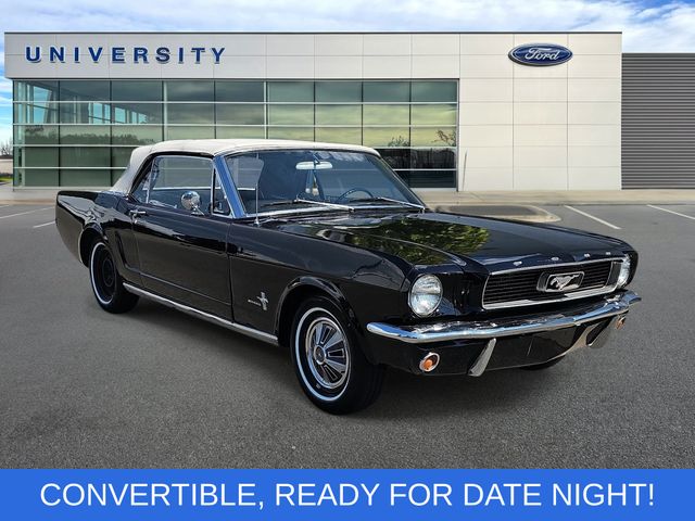 Black 1966 Ford Mustang Coupe 3-Speed Automatic