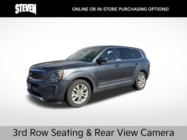 Gravity Gray 2020 Kia Telluride LX AWD SUV / Crossover All-Wheel Drive 8-Speed Automatic