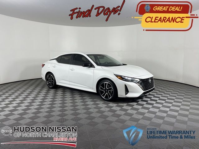 2024 Aspen White Tricoat Nissan Sentra SR Sedan