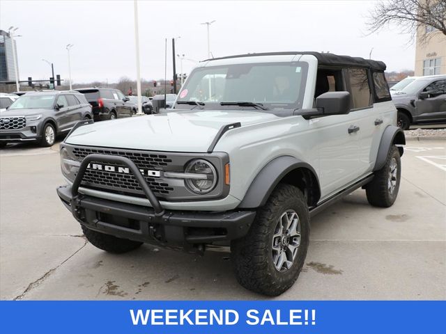 Used 2021 Ford Bronco 4-Door Badlands with VIN 1FMEE5DP1MLA74247 for sale in Kansas City