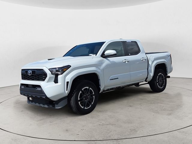 White (Wind Chill Pearl) 2025 Toyota Tacoma TRD Sport Double Cab 4WD Pickup Truck Four-Wheel Drive 8-Speed Automatic