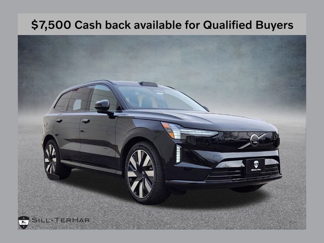 Onyx Black Metallic 2025 Volvo EX90 Twin Ultra 7-Passenger eAWD SUV / Crossover All-Wheel Drive 1-Speed Automatic