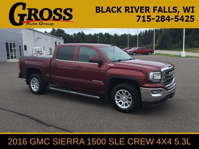 Crimson Red Tintcoat 2016 GMC Sierra 1500 Pickup Truck Four-Wheel Drive 6-Speed Automatic Overdrive