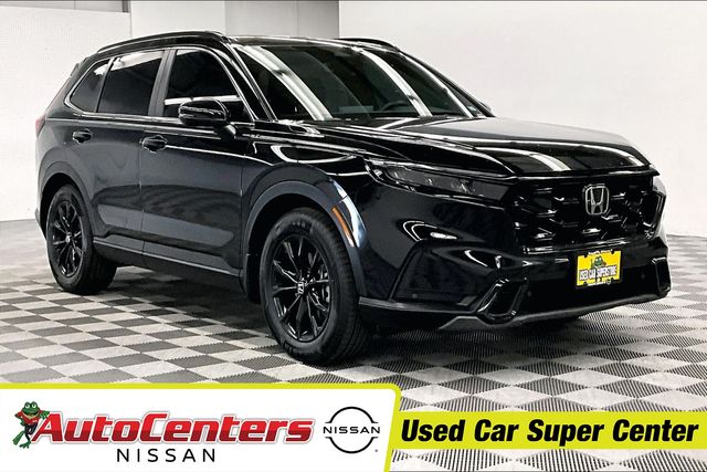 Crystal Black Pearl 2025 Honda CR-V Hybrid Sport-L FWD SUV / Crossover Front-Wheel Drive Continuously Variable Transmission