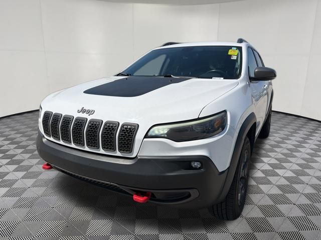 2019 Bright White Clearcoat Jeep Cherokee Trailhawk 4X4 SUV