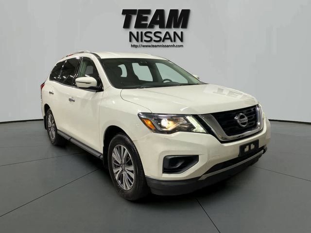 Glacier White 2018 Nissan Pathfinder S 4WD SUV / Crossover Four-Wheel Drive Continuously Variable Transmission