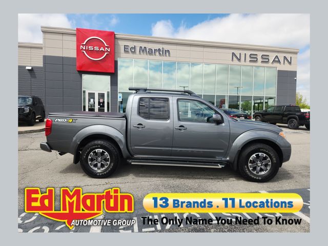 Gray (Gun Metallic) 2017 Nissan Frontier PRO-4X Crew Cab 4WD Pickup Truck Four-Wheel Drive 5-Speed Automatic Overdrive