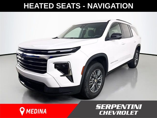 Summit White 2024 Chevrolet Traverse LT AWD SUV / Crossover Four-Wheel Drive 8-Speed Automatic