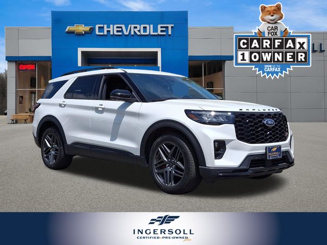 White 2025 Ford Explorer SUV / Crossover All-Wheel Drive Automatic