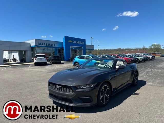 Gray Metallic 2024 Ford Mustang EcoBoost Premium Convertible RWD Convertible Rear-Wheel Drive Automatic