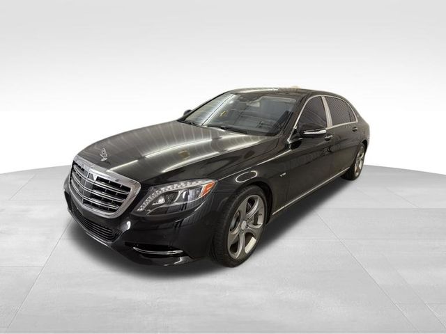 Obsidian Black Metallic 2016 Mercedes-Benz S-Class Maybach S 600 Sedan Rear-Wheel Drive 7-Speed Automatic