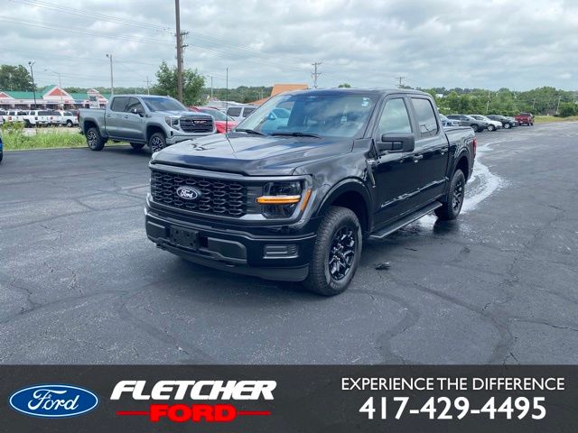 Black Metallic 2025 Ford F-150 Pickup Truck Four-Wheel Drive Automatic