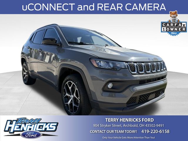 Sting-Gray Clearcoat 2024 Jeep Compass SUV / Crossover Four-Wheel Drive 8-Speed Automatic