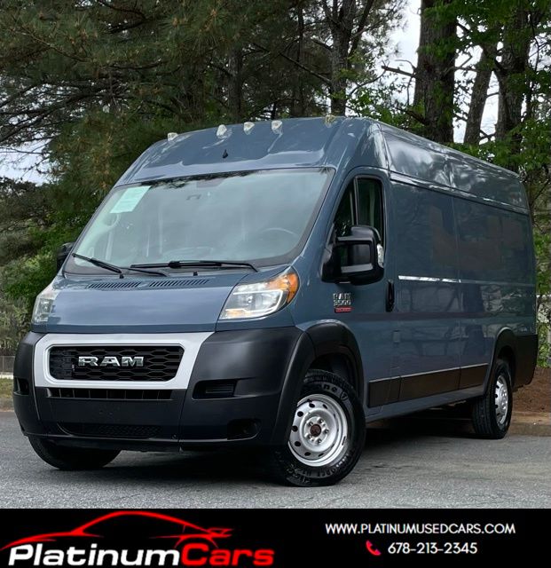 Squid Ink 2020 RAM ProMaster 3500 159 High Roof Extended Cargo Van FWD Van Front-Wheel Drive 6-Speed Automatic