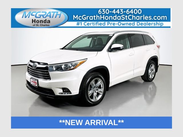 White (Blizzard Pearl) 2014 Toyota Highlander Limited AWD SUV / Crossover All-Wheel Drive 6-Speed Automatic Overdrive