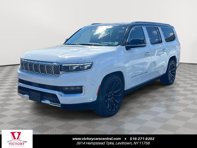 Bright White Clearcoat 2023 Jeep Grand Wagoneer L Series II 4WD SUV / Crossover Four-Wheel Drive 8-Speed Automatic