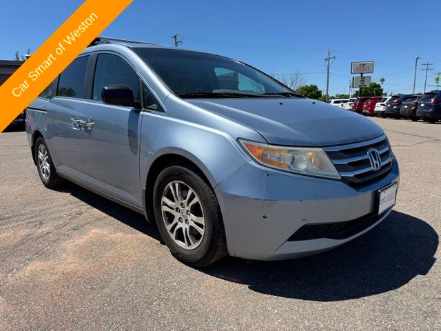 Blue 2012 Honda Odyssey EX FWD Minivan Front-Wheel Drive 5-Speed Automatic