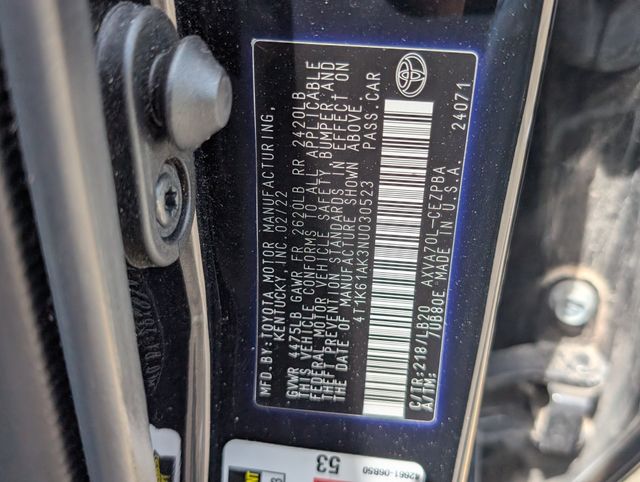 2022 Toyota Camry XSE Black at Community Toyota