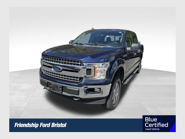 Blue 2019 Ford F-150 Pickup Truck Four-Wheel Drive Automatic