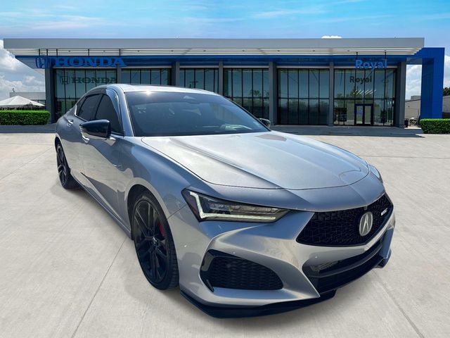 Lunar Silver Metallic 2024 Acura TLX Sedan All-Wheel Drive Automatic