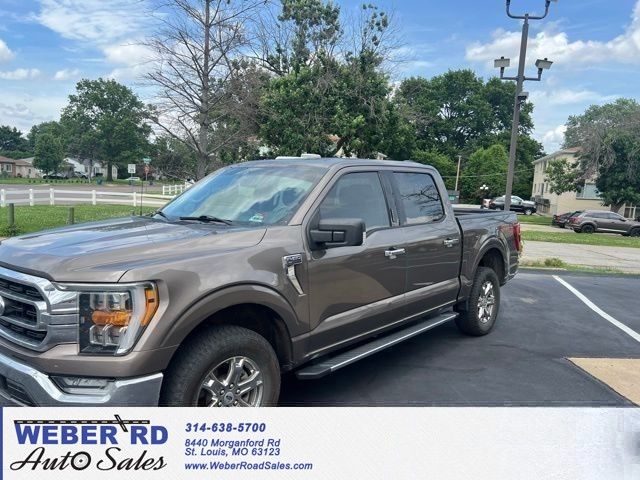 Stone Gray Metallic 2021 Ford F-150 Pickup Truck Four-Wheel Drive Automatic