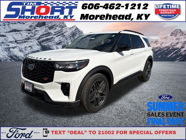 White Metallic 2026 Ford Explorer SUV / Crossover All-Wheel Drive Automatic