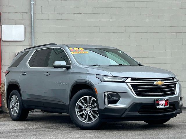 Sterling Gray Metallic 2023 Chevrolet Traverse LT Cloth FWD SUV / Crossover Front-Wheel Drive 9-Speed Automatic
