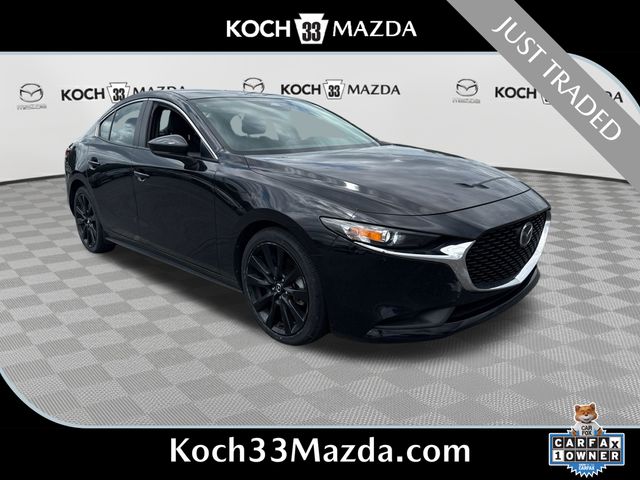 Jet Black Mica 2024 Mazda MAZDA3 Sedan Front-Wheel Drive 6-Speed Automatic