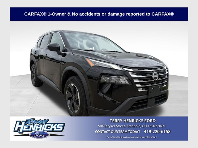 Super Black 2024 Nissan Rogue SUV / Crossover All-Wheel Drive Continuously Variable Transmission