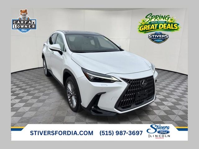 White Pearl 2024 Lexus NX Hybrid 350h Luxury AWD SUV / Crossover All-Wheel Drive Continuously Variable Transmission