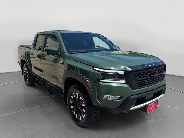 Tactical Green Metallic 2024 Nissan Frontier PRO-4X Crew Cab 4WD Pickup Truck Four-Wheel Drive 9-Speed Automatic Overdrive