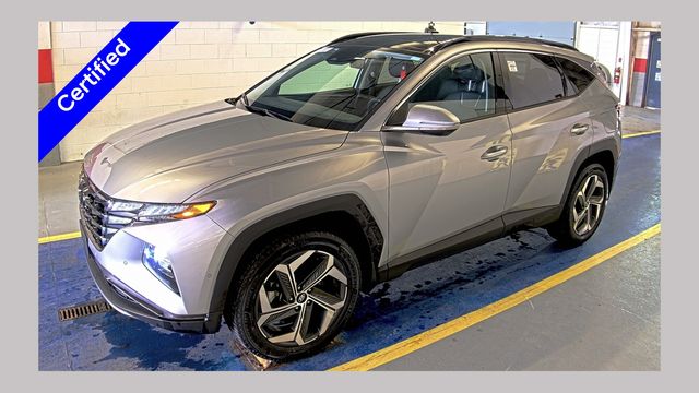 Shimmering Silver 2023 Hyundai Tucson Limited AWD SUV / Crossover All-Wheel Drive 8-Speed Automatic