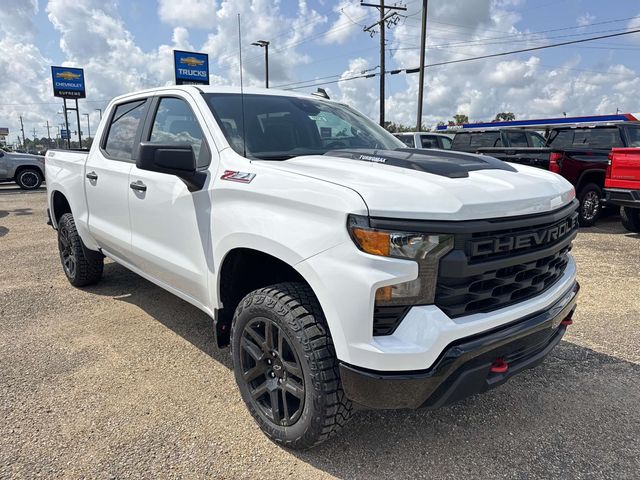 2026 Chevrolet Silverado 1500 Custom Trail Boss White at Supreme Chevrolet of Gonzales