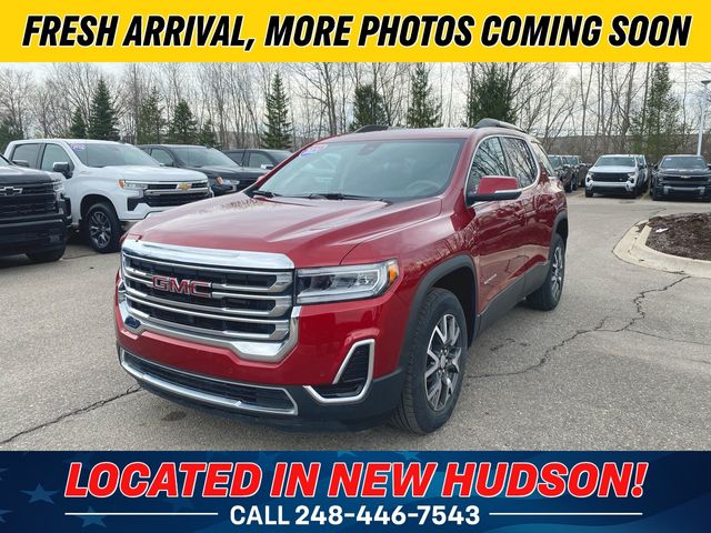 Cayenne Red Tintcoat 2021 GMC Acadia SLE FWD SUV / Crossover Front-Wheel Drive 9-Speed Automatic