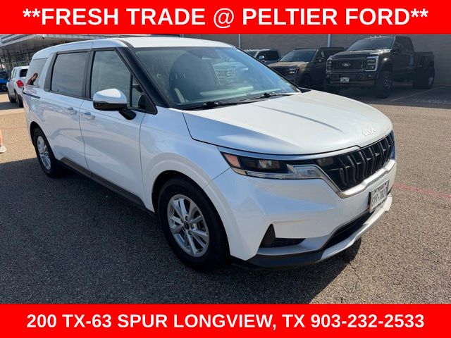 Snow White Pearl 2023 Kia Carnival LX FWD Minivan Front-Wheel Drive 8-Speed Automatic