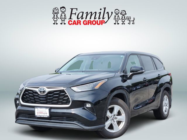 Midnight Black Metallic 2023 Toyota Highlander SUV / Crossover All-Wheel Drive 8-Speed Automatic
