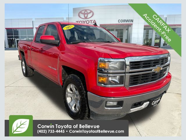 Victory Red 2015 Chevrolet Silverado 1500 Pickup Truck Four-Wheel Drive 6-Speed Automatic Overdrive
