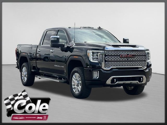 Onyx Black 2022 GMC Sierra 2500HD Denali Crew Cab 4WD Pickup Truck Four-Wheel Drive Automatic