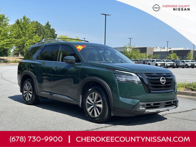 Green Pearl 2022 Nissan Pathfinder SL FWD SUV / Crossover Front-Wheel Drive 9-Speed Automatic