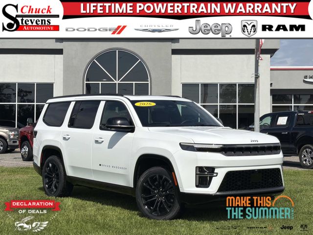 Bright White Clearcoat 2026 Jeep Grand Wagoneer Summit Obsidian 4WD SUV / Crossover Four-Wheel Drive 8-Speed Automatic