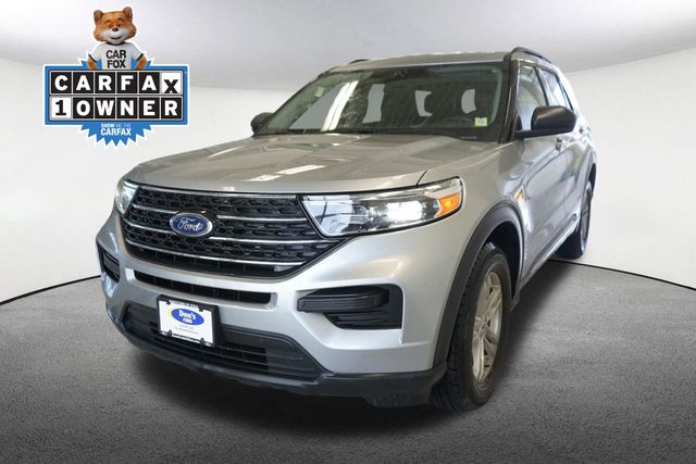 Silver Metallic 2023 Ford Explorer SUV / Crossover All-Wheel Drive Automatic
