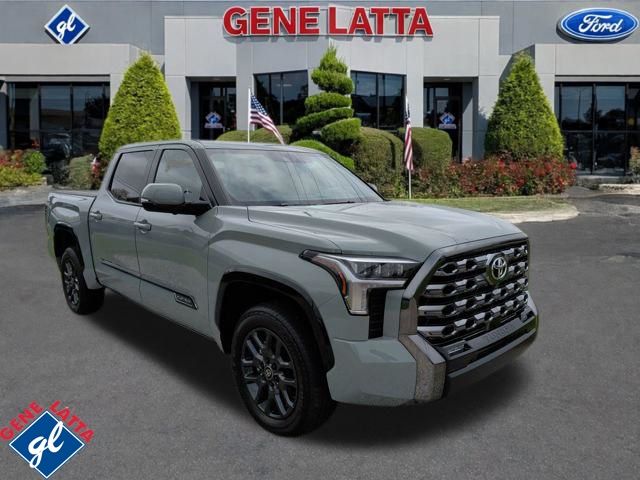 Lunar Rock 2026 Toyota Tundra Platinum CrewMax Cab 4WD Pickup Truck Four-Wheel Drive Automatic