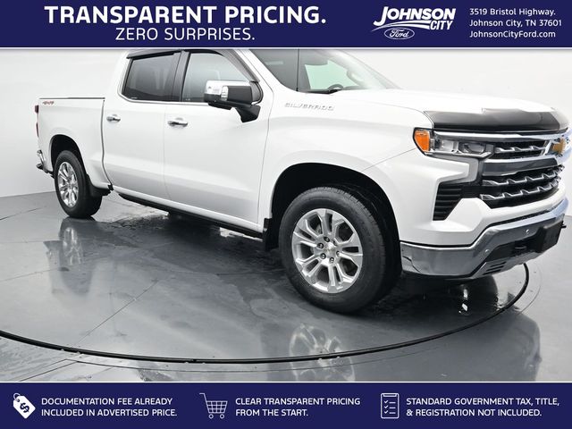 Summit White 2024 Chevrolet Silverado 1500 Pickup Truck Four-Wheel Drive Automatic