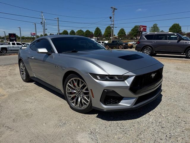Silver Metallic 2024 Ford Mustang GT Premium Fastback RWD Coupe Rear-Wheel Drive Automatic