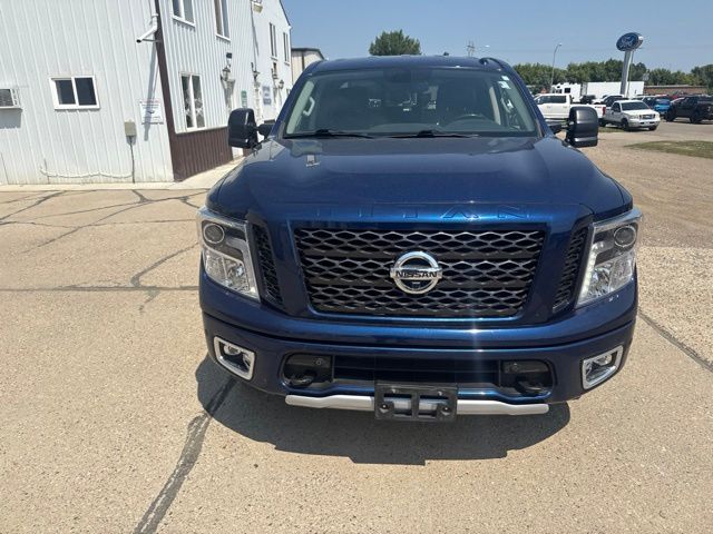 2019 Deep Blue Pearl Nissan Titan PRO-4X 4X4 Truck