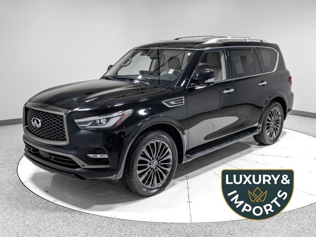Black Obsidian 2023 INFINITI QX80 Premium Select 4WD SUV / Crossover All-Wheel Drive 7-Speed Automatic