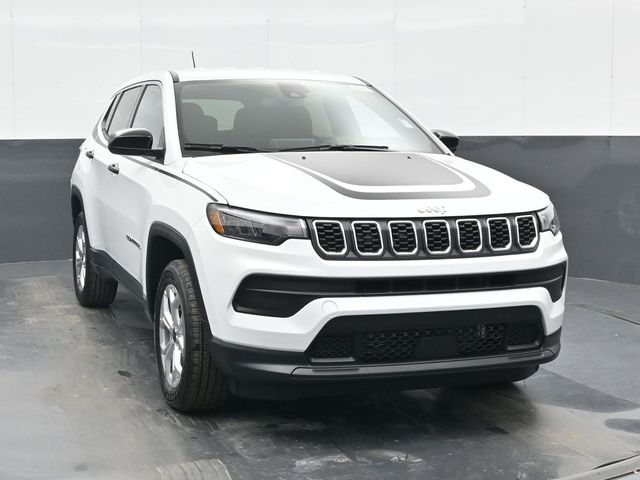 Bright White Clearcoat 2025 Jeep Compass Sport 4WD SUV / Crossover Four-Wheel Drive 8-Speed Automatic