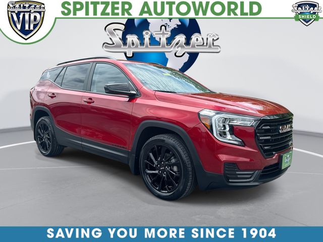 Volcanic Red Tintcoat 2023 GMC Terrain SUV / Crossover All-Wheel Drive 9-Speed Automatic