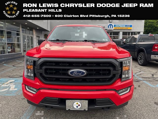 Race Red 2022 Ford F-150 Pickup Truck Four-Wheel Drive Automatic